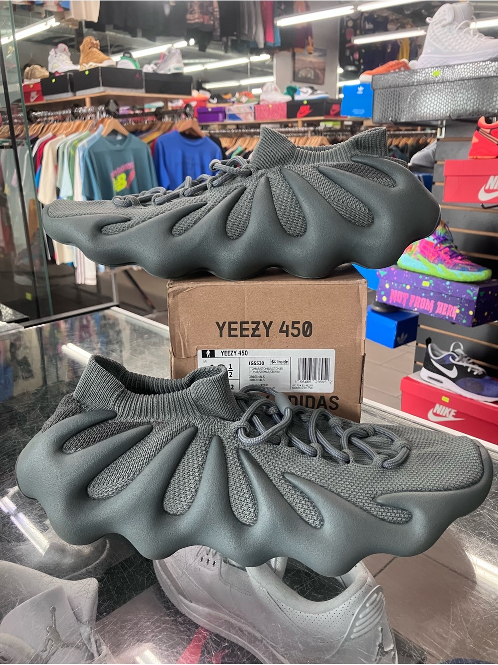 Adidas Yeezy Marine 450 Stone Marine Size 12.5